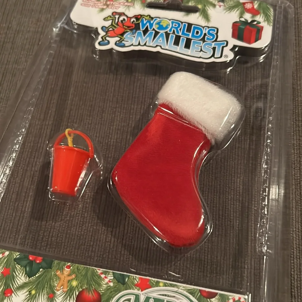 Worlds Smallest christmas Stocking NWT